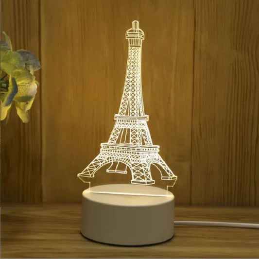 Lámpara de Mesa 3D Creativa Led
